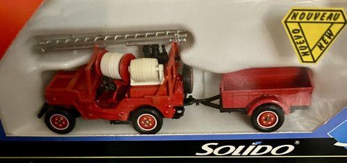Solido 3133 jeep - solido, remorque